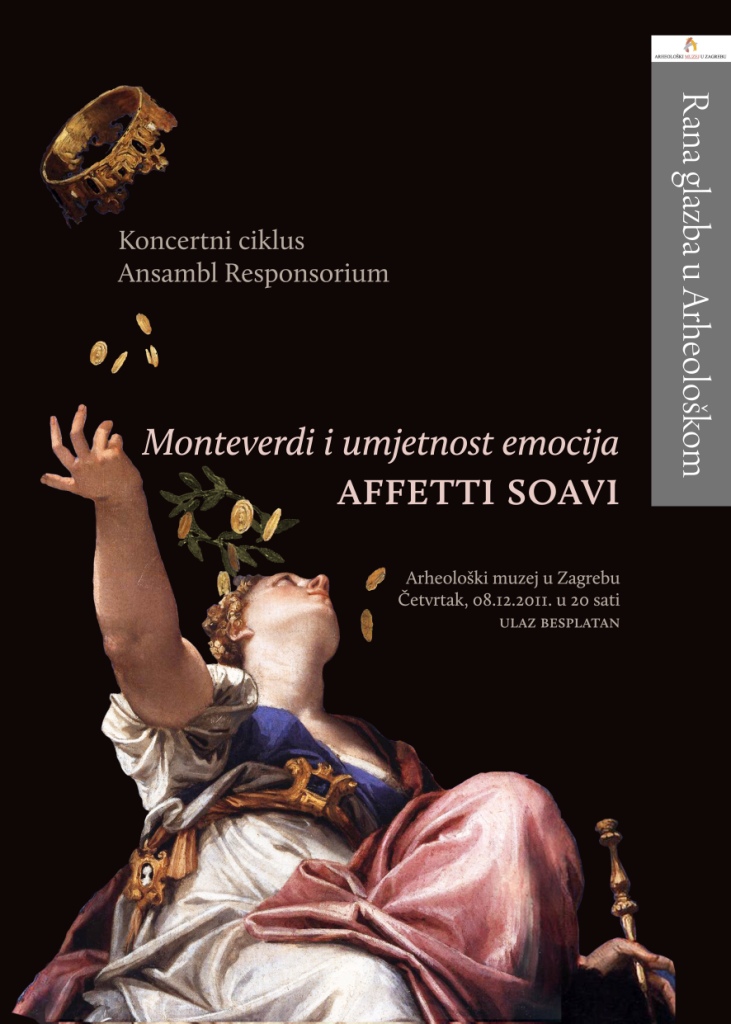 Plakat. Program: "Affetti soavi - Monteverdi i umjetnost emocija". Ustupio: AMZ press.