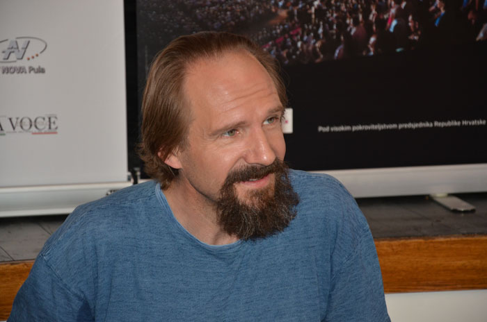 Ralph Fiennes na press konferenciji. Autor: VJB. Ralph Fiennes na press konferenciji. Autor: VJB.