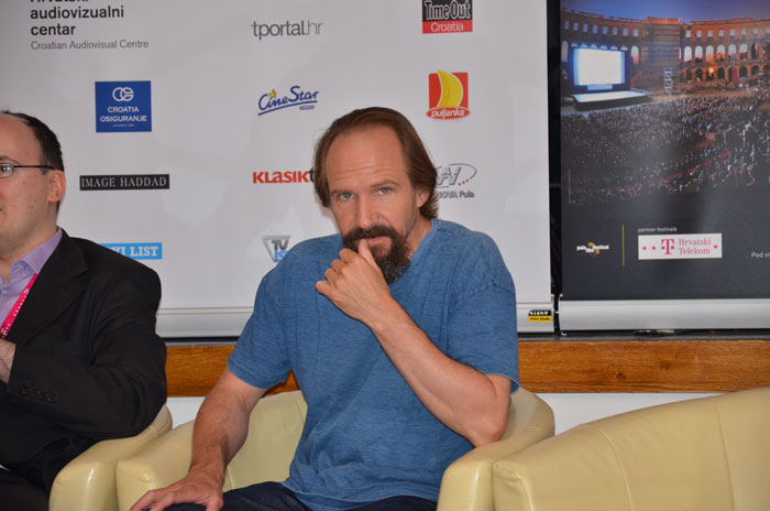 Ralph Fiennes na press konferenciji. Autor: VJB. Ralph Fiennes na press konferenciji. Autor: VJB.