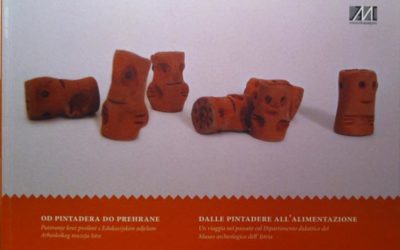 Katalog ‘Od pintadere do prehrane – Putovanje kroz prošlost s Edukacijskim odjelom Arheološkog muzeja Istre’ [Osvrt Vendi Jukić Buča]