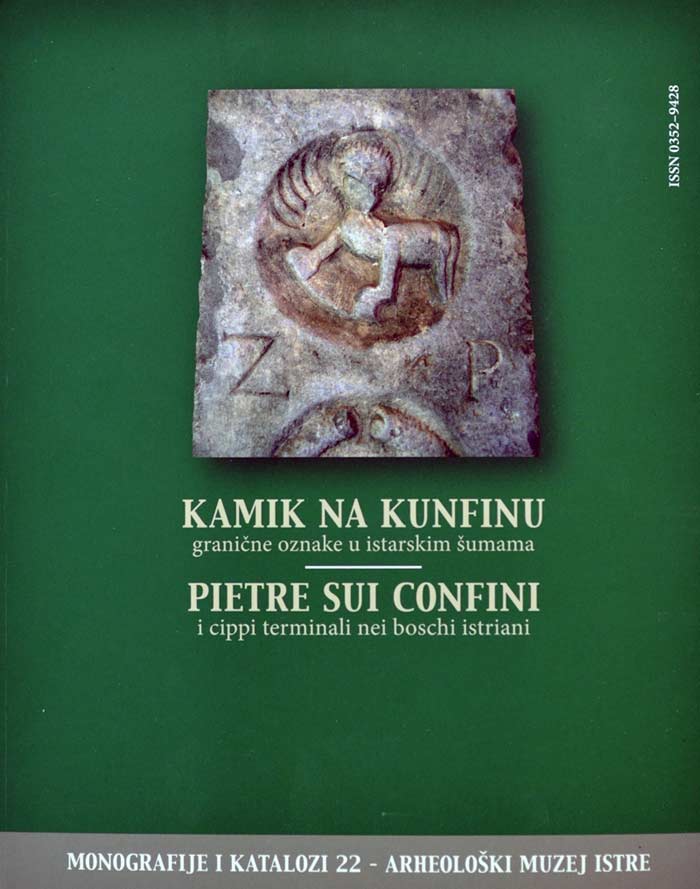 AMI - Naslovnica monografije 'Kamnik na kunfinu: granične oznake u istarskim šumama'. Foto: VJB.