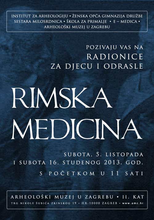 AMZ - Radionica 'Rimska medicina'. Ustupio: AMZ PRESS.