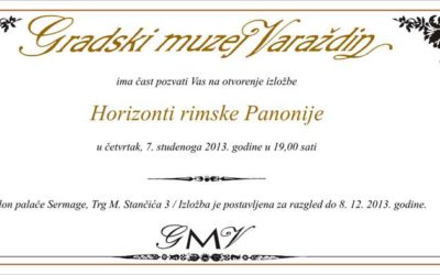 GMV – Otvorenje izložbe ‘Horizonti rimske Panonije’