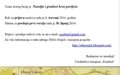 FFOS – Poziv na suradnju – ESSEHIST #6