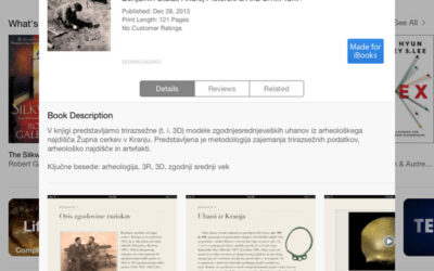 iBook: Dotik dediščine. Trirazsežni prikaz zgodnjesrednjeveškega naglavnega nakita iz najdišča Župna cerkev v Kranju