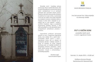 MBP – Izložba ‘Put u vječni dom, predodžbe Naših starih o smrti i zagrobnom životu’