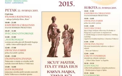GMVK – Manifestacija ‘Rimski dani u Vinkovcima’ [PRESS]