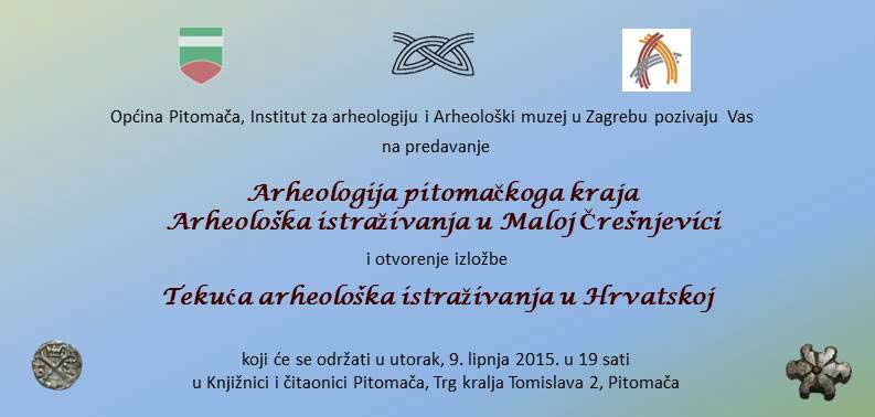IARH - Dan Općine Pitomača - Vidovo 2015. - predavanje i otvorenje izložbe. Ustupio: IARH PRESS.