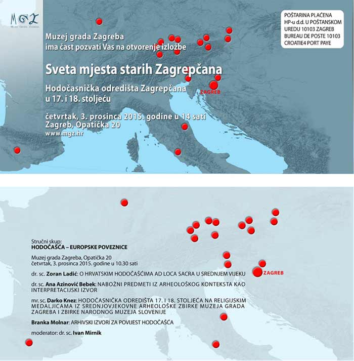MGZ - Otvorenje izložbe 'Sveta mjesta starih Zagrepčana'. Ustupio: MGZ PRESS.
