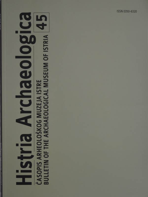 Naslovnica časopisa Histria Archaeologica 45/2014 . Foto: VJB.