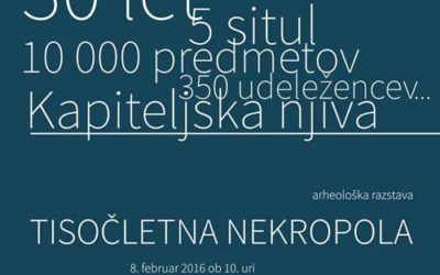 (SLO) DMNM – Otvorenje izložbe ‘Tisočletna nekropola’ (PRESS)